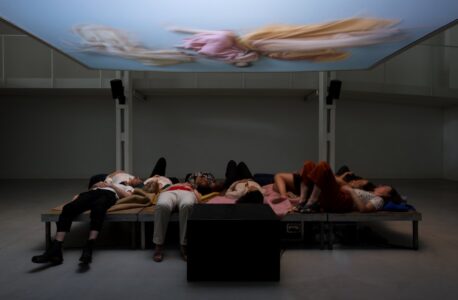 Pierre Debusschere's uncovered installation.